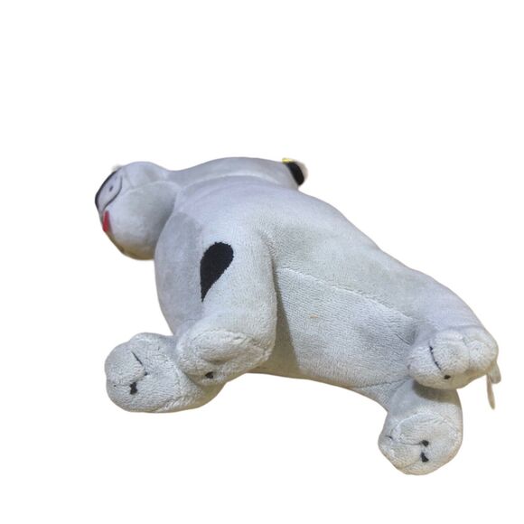 Curto Toy Dog Plush 7” Stuffed Animal Grey Black Spots Embroidered Eyes Toy - Picture 6 of 11